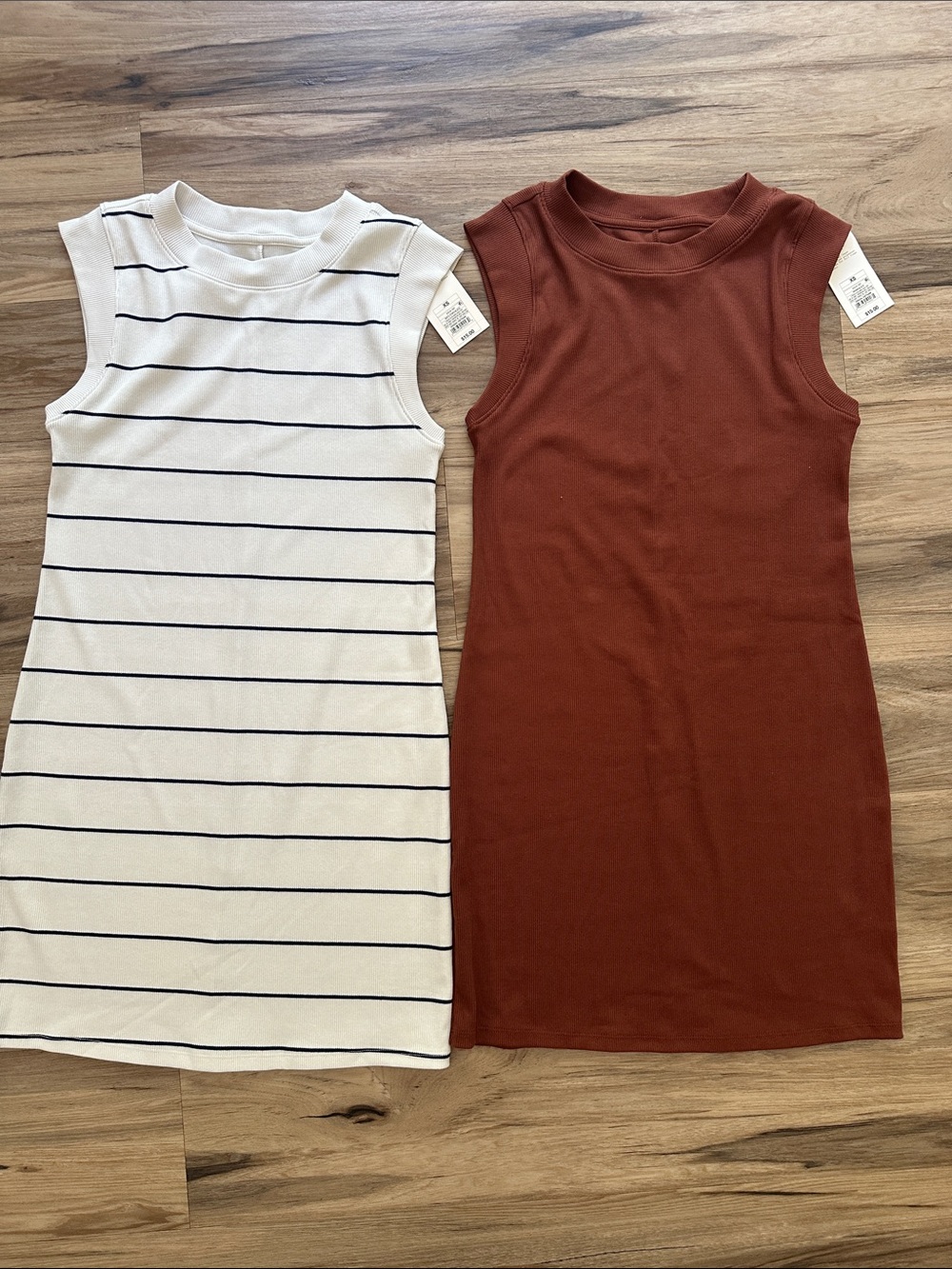 A New Day Sleeveless Ribbed Tank Dresses XS